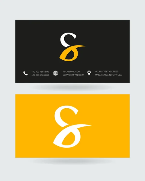 S Letra icono logo — Vector de stock