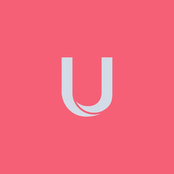 Εικονίδιο με το λογότυπο γράμμα u — Διανυσματικό Αρχείο