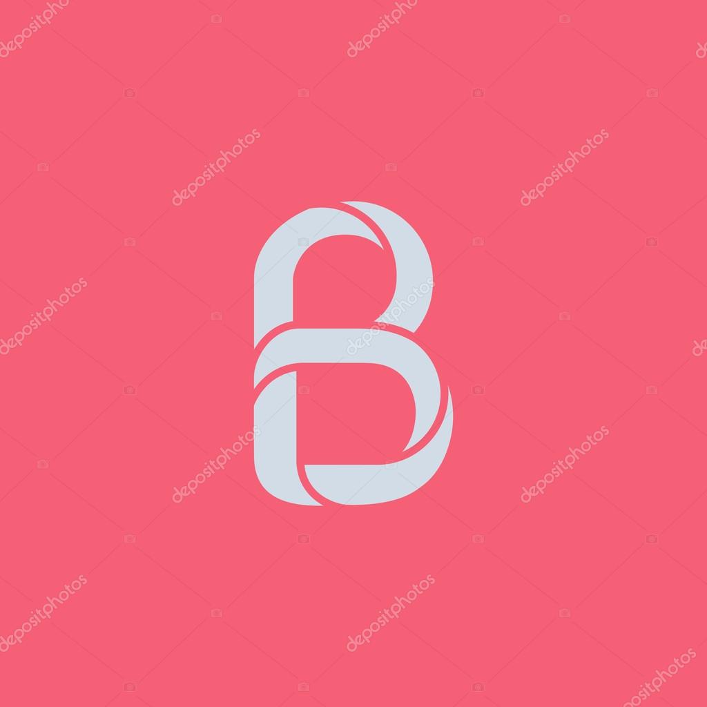 B letter logo icon, design element. vector illustration