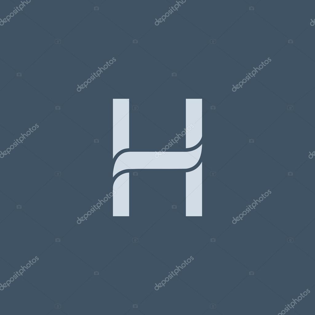 H letter logo icon, design element. vector illustration