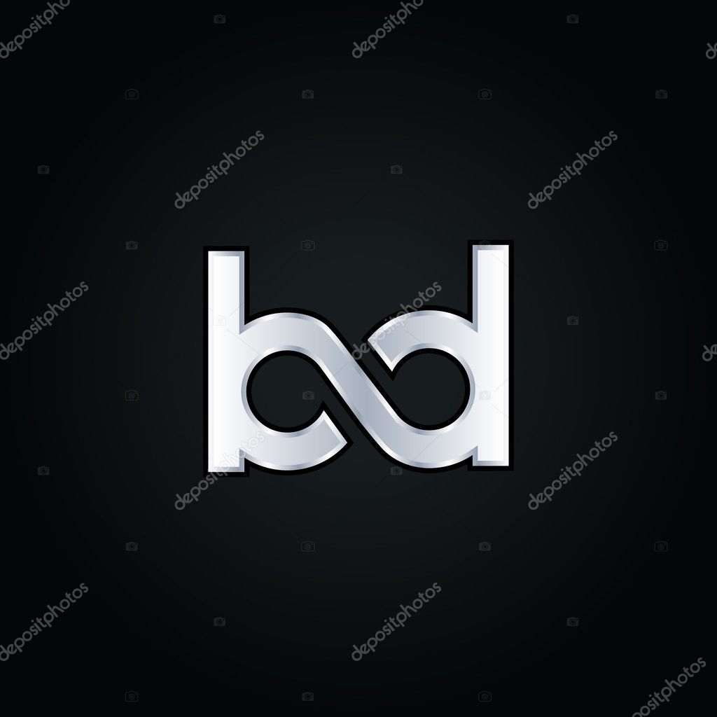 B And D Letters Logo Stock Vector Brainbistro 127289652