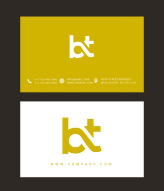 B ve T harf Logo