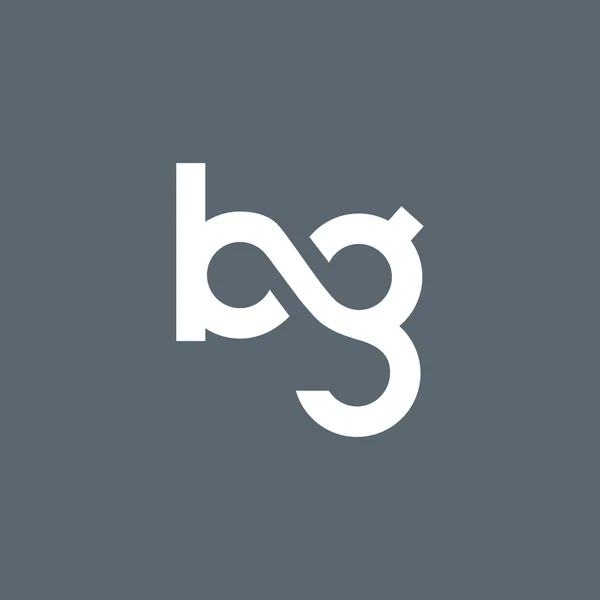Logotipo de letras B y G — Archivo Imágenes Vectoriales
