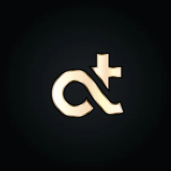 Логотип літер C і T — стоковий вектор