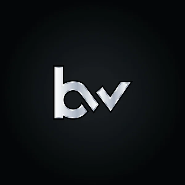 Logotipo de letras B y W — Archivo Imágenes Vectoriales