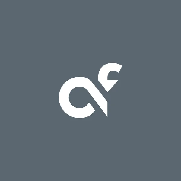 Logotipo de letras C e F — Vetor de Stock