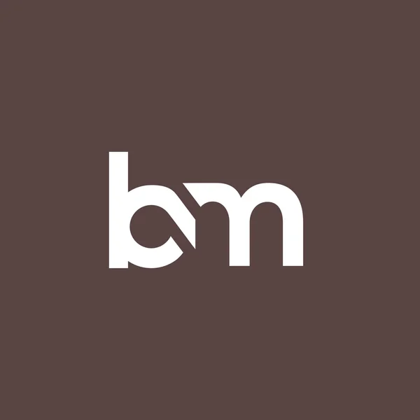 Logotipo de letras B y M — Archivo Imágenes Vectoriales