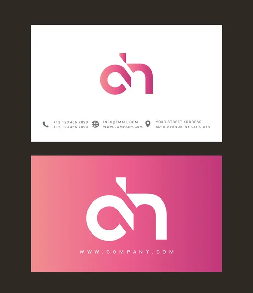 Logotipo de las letras D y N — Vector de stock