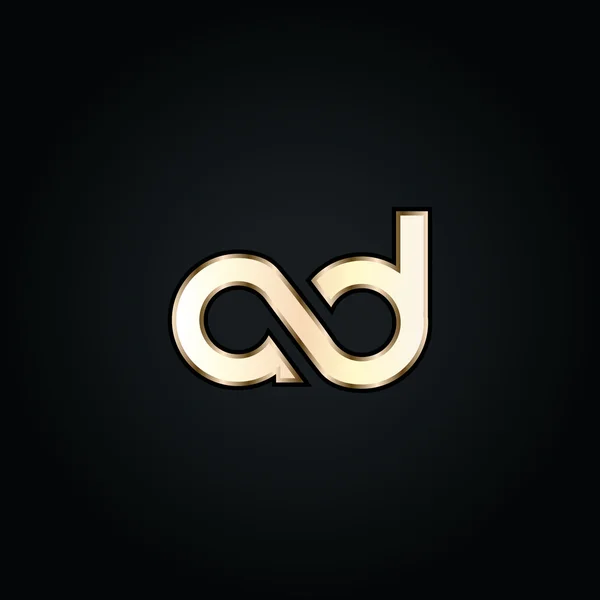 Logotipo de letras A y D — Archivo Imágenes Vectoriales