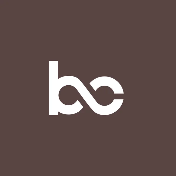 B and C Letters Logo — Stock Vector