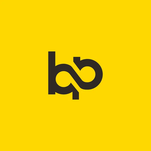 Logo des lettres B et P — Image vectorielle