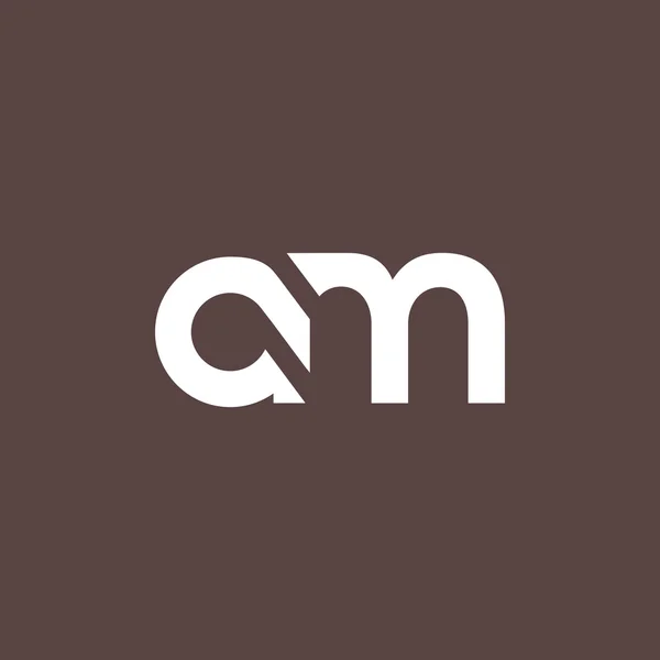 Logotipo de letras A y M — Archivo Imágenes Vectoriales