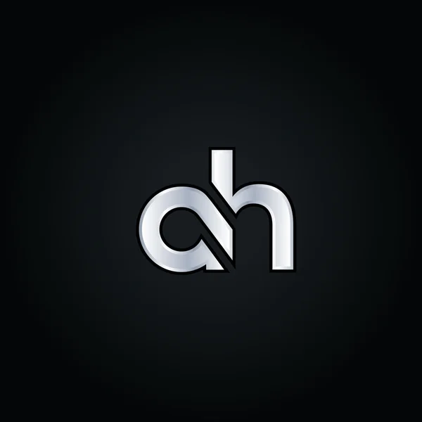 A a H dopisy Logo — Stockový vektor