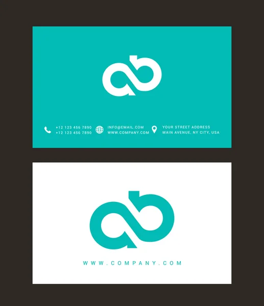 Logotipo de letras A y P — Vector de stock