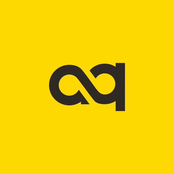 A 和 Q 字母徽标 — 图库矢量图片