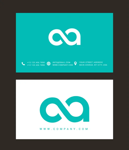 Logotipo de letras C e A —  Vetores de Stock