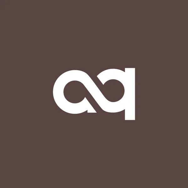 Logo lettere A e Q — Vettoriale Stock