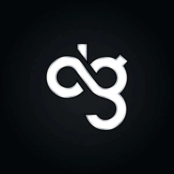 Логотип D і G Літери — стоковий вектор