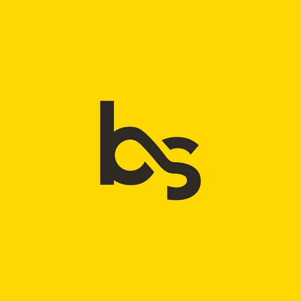Logo des lettres B et S — Image vectorielle