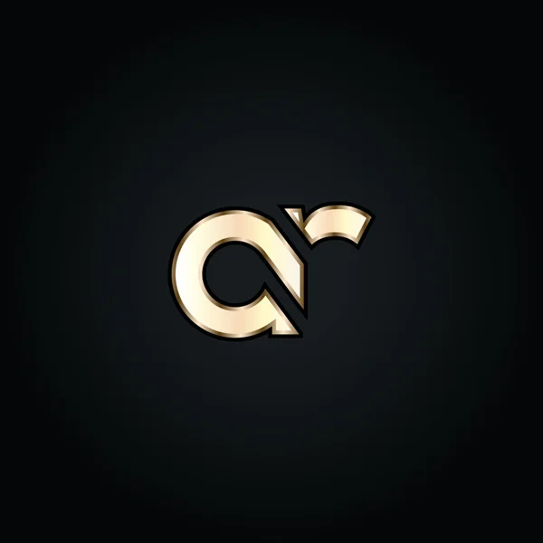Логотип літер A та R — стоковий вектор