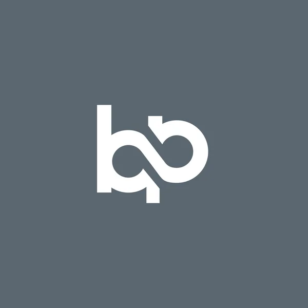 Logotipo de letras B y P — Archivo Imágenes Vectoriales
