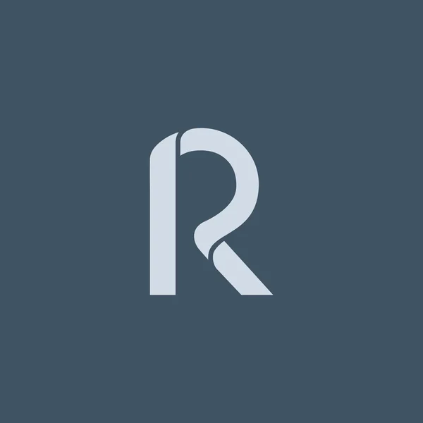 Ícone do logotipo da letra R — Vetor de Stock