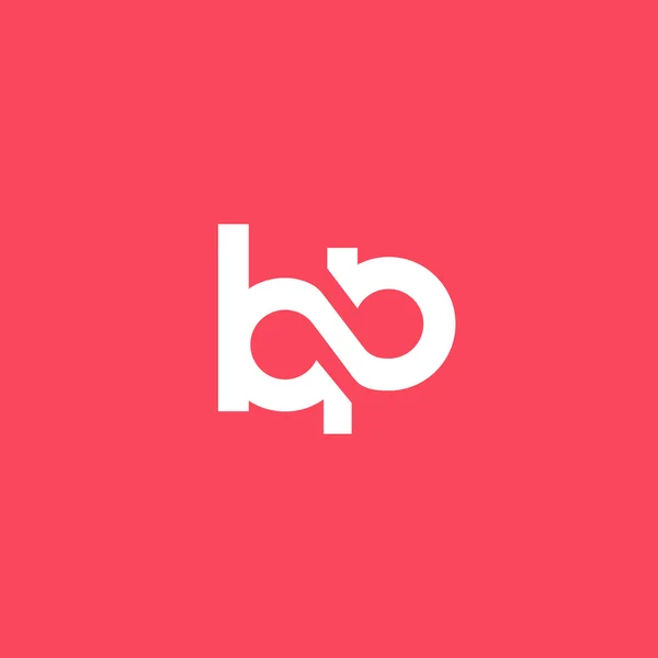 B i P litery Logo — Wektor stockowy