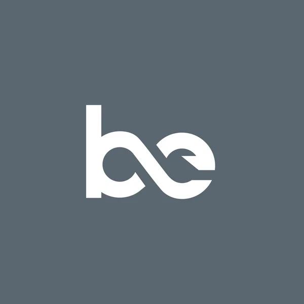 Logo des lettres B et E — Image vectorielle