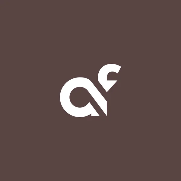 Α και F γράμματα λογότυπο — Διανυσματικό Αρχείο