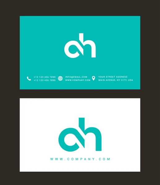 C en H Letters Logo — Stockvector