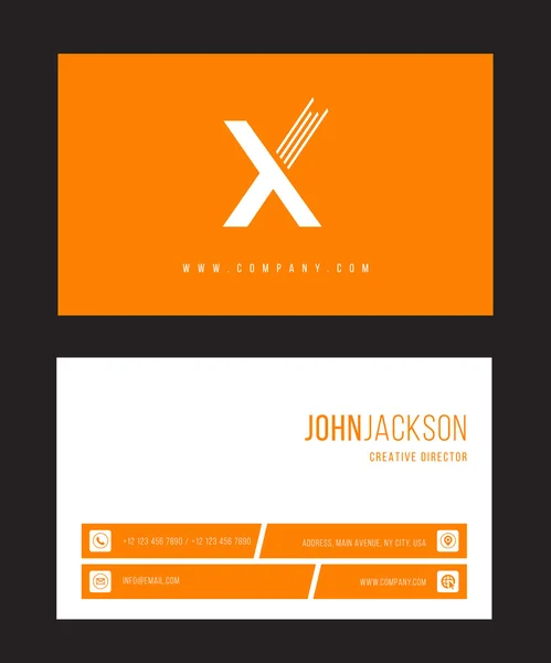 X logotipo do ícone da letra — Vetor de Stock