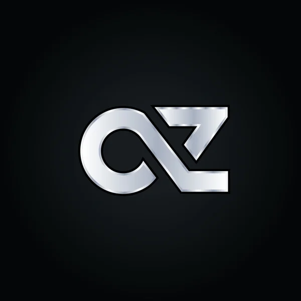 C ve Z harfleri Logo — Stok Vektör