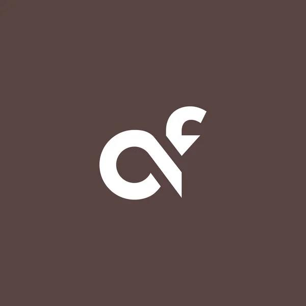 C und f Buchstaben Logo — Stockvektor