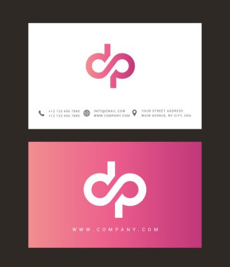 D ve P harfleri Logo