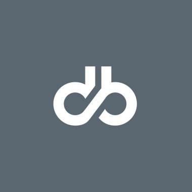 D ve B harfleri Logo