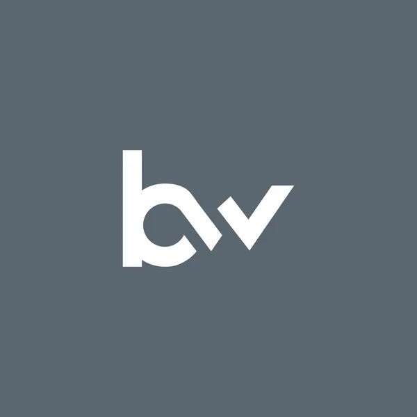 Logotipo de letras B y W — Archivo Imágenes Vectoriales