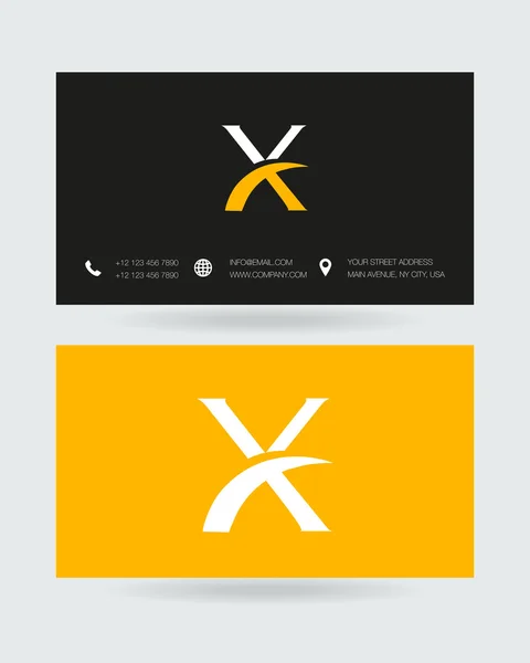 Логотип иконки X — стоковый вектор