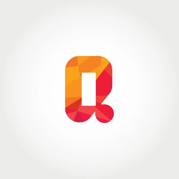 Geometric Q letter logo icon — Διανυσματικό Αρχείο