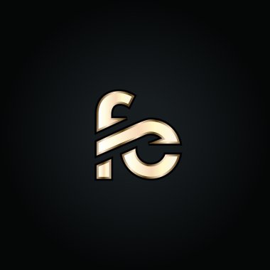F ve E harf Logo