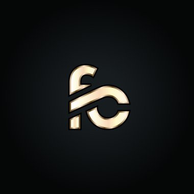 F ve C harfleri Logo