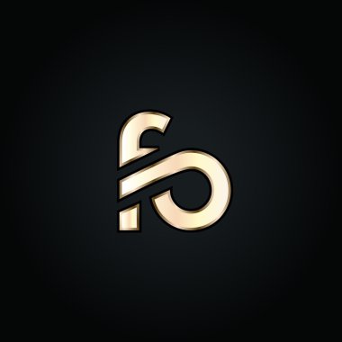 F ve O harf Logo