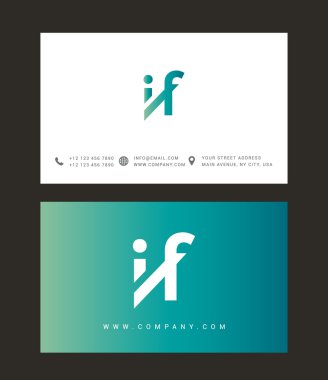 Ben ve F harfleri Logo