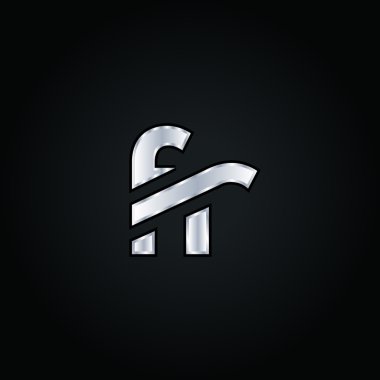 F ve R harfleri Logo