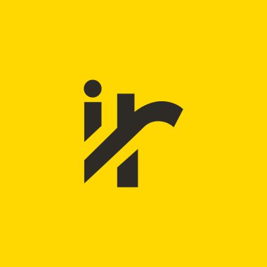 Ben ve R harfleri Logo