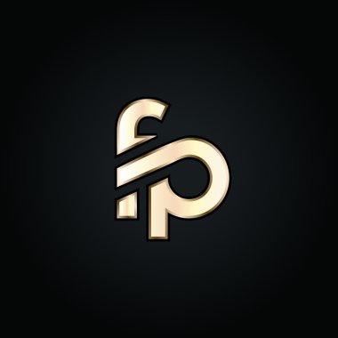 F ve P harfleri logosu