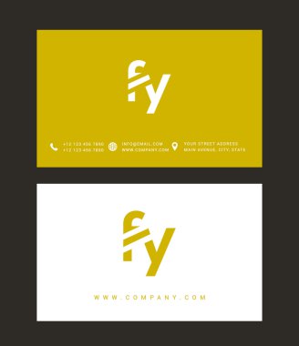 H ve F harfleri Logo