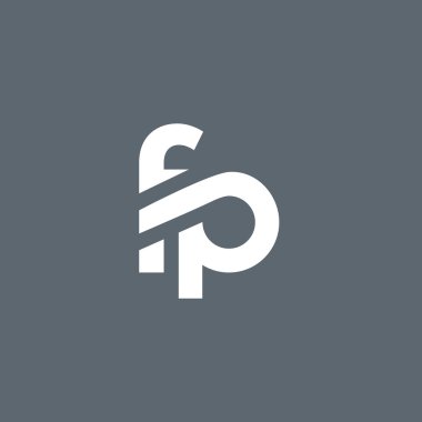 F ve P harfleri logosu
