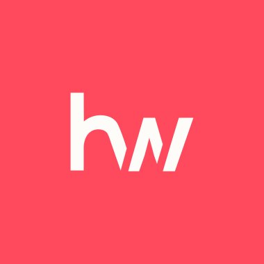 H ve W harfleri Logo
