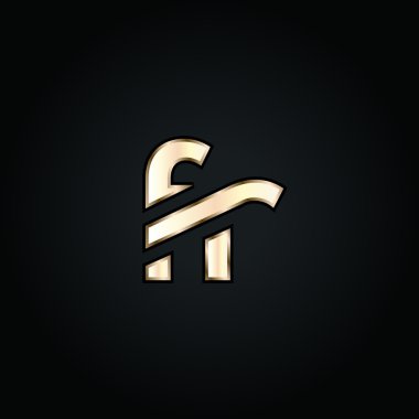 F ve R harfleri Logo