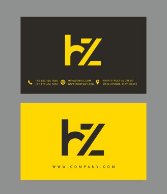 H ve Z harfleri Logo